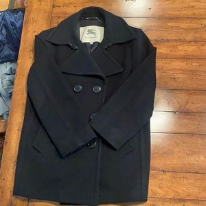 Burberry wool pea coat